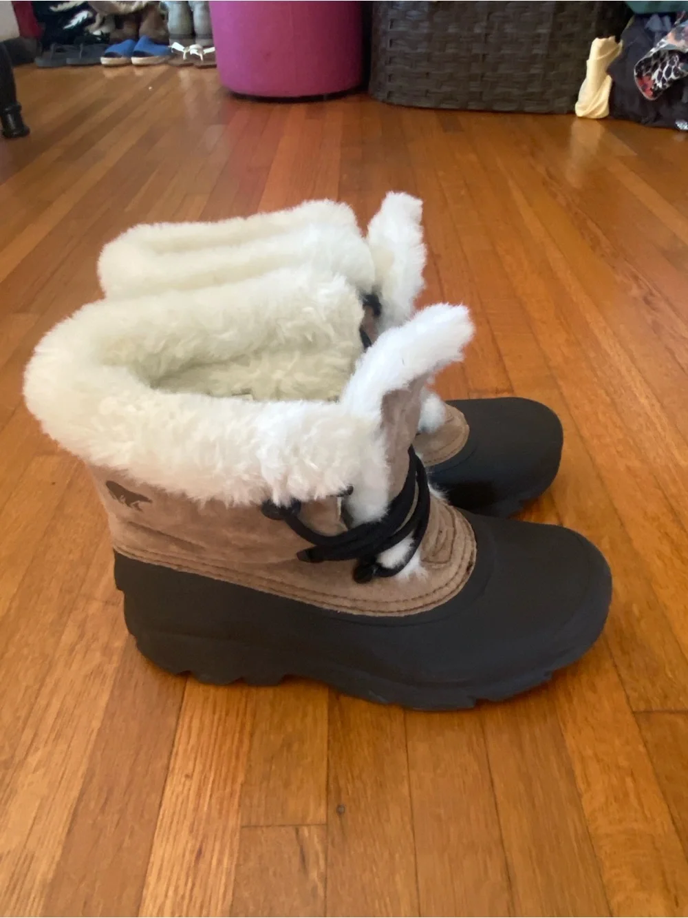 Sorel Snow Angel Lace Boots - White